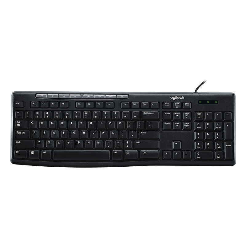 罗技（Logitech）K200 键盘 有线键盘 办公键盘 全尺寸 黑色_http://www.redsunworld.com/img/images/C201910/1572506199893.jpg