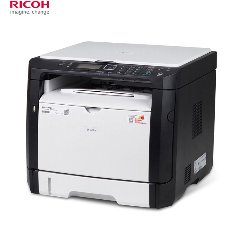 理光（Ricoh） SP320SN A4幅面 黑白激光一体机（打印/复印/扫描）