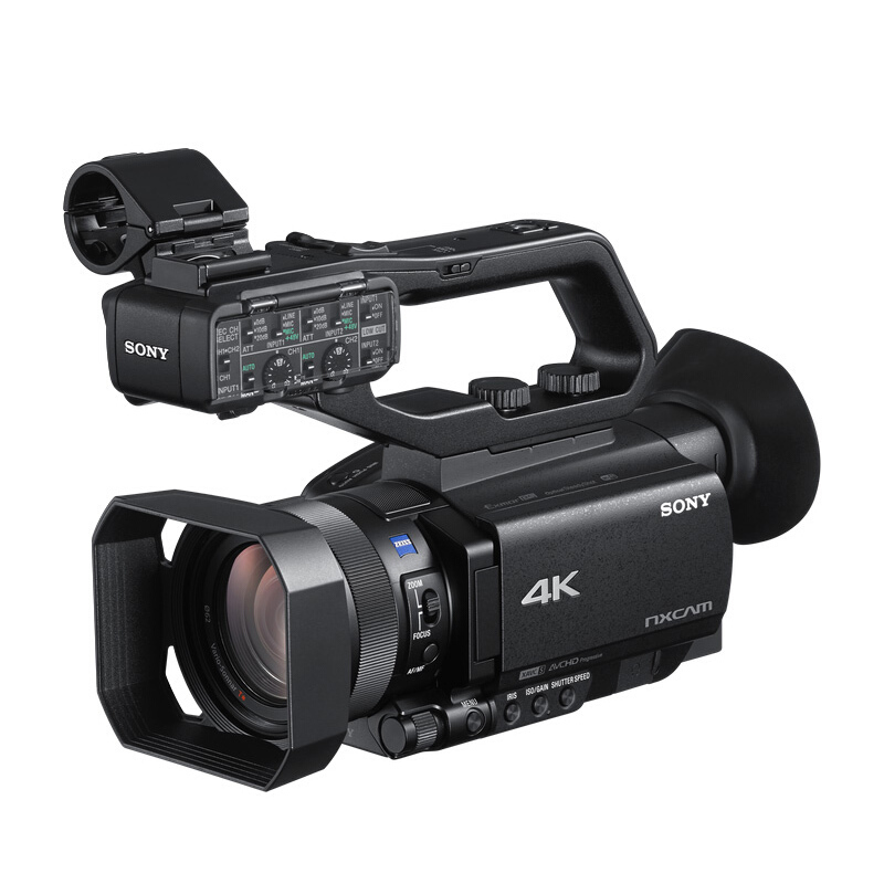 索尼（SONY） HXR-NX80 手持式4K摄录一体机 小巧便携 12倍变焦
