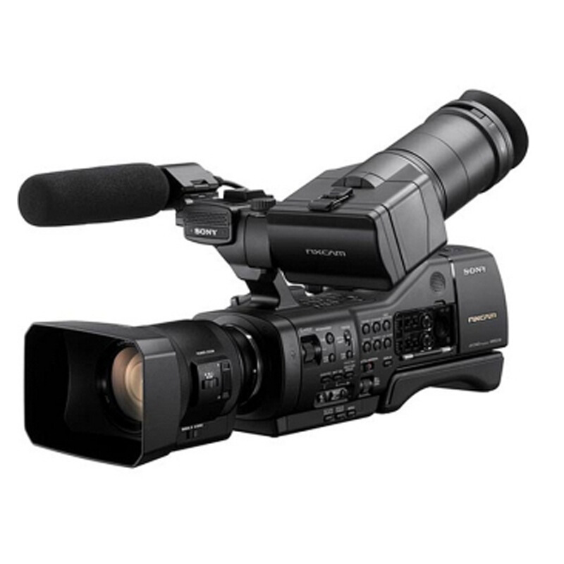 索尼（SONY） NEX-EA50CH 可变肩抗式大画幅摄录一体机 可换镜头 手持肩抗一体高清摄录一体机