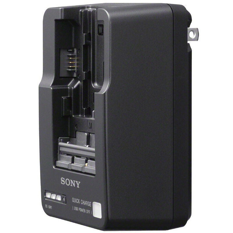 索尼（SONY） BC-QM1 充电器（兼容FH50/FV50/FV70/FV100/FW50/FM500H电池）